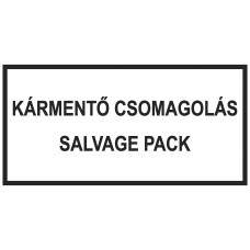 Veszélyes áru szállítás - Kármentő csomagolás - salvage pack